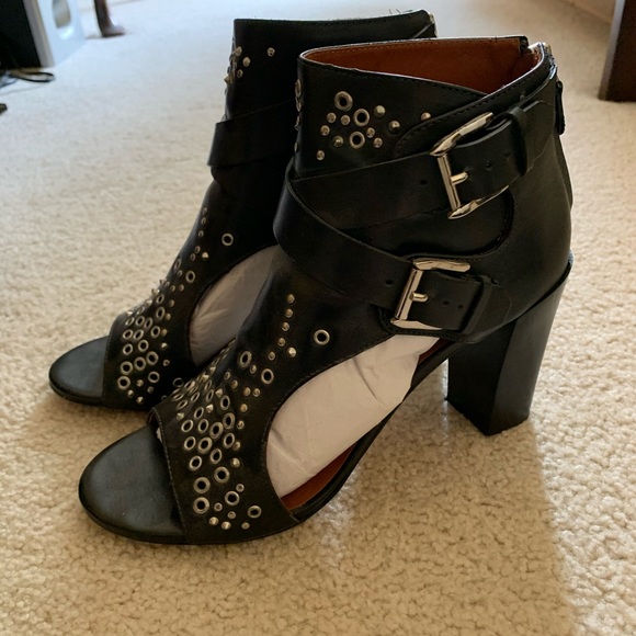 Rebecca Minkoff Studded open toe bootie 7.5 - Picture 2 of 9